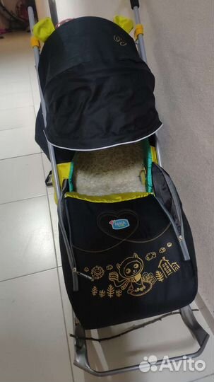 Детские санки коляска