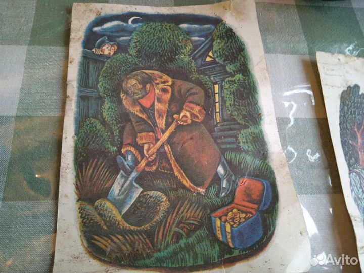 Открытки СССР сказки 'М Н Ромадин