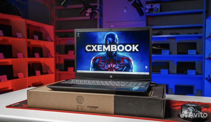 Игровой ноутбук HP: 16гб, i5, GTX 1050