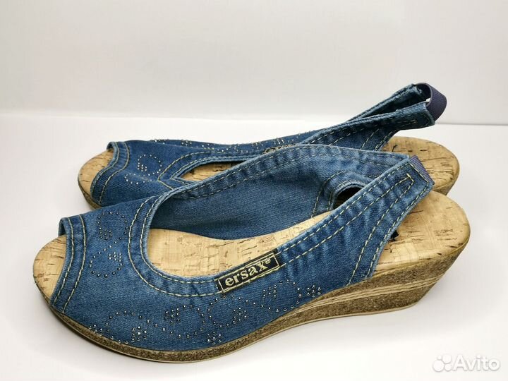 Босоножки на танкетке Ersax 37-38