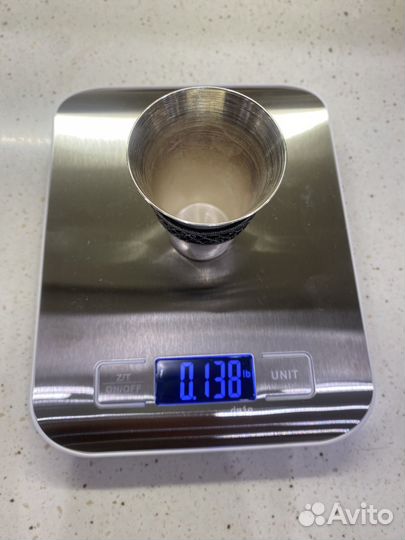 Стопка СССР серебро