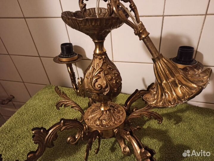 Бронза люстра СССР