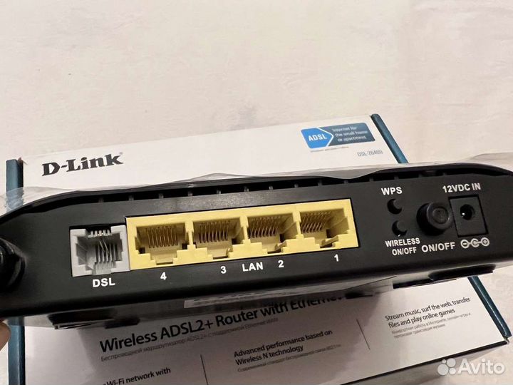 Роутер D-Link adsl2 с Ethernet WAN