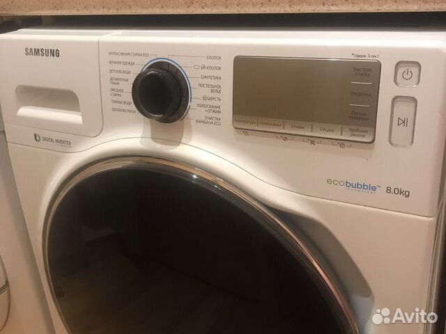 Стиральная машина samsung ECO bubble 8kg