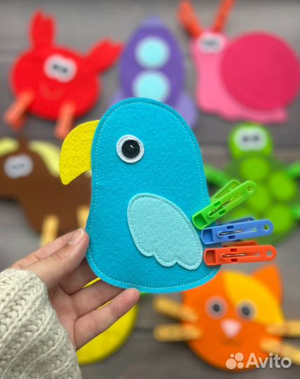 Развивающая игра из фетра