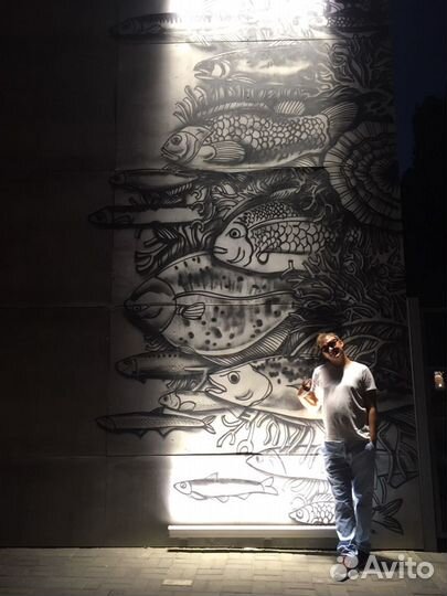 Граффити. Художественная роспись. Монументальная ж