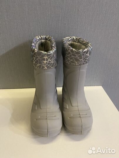 Резиновые сапожки, 25 размер. До +5 гр