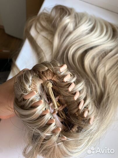 Шиньон на крабе 75 см