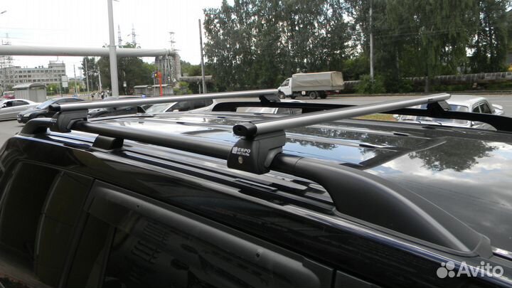 Поперечины аэро серебристые на рейлинг