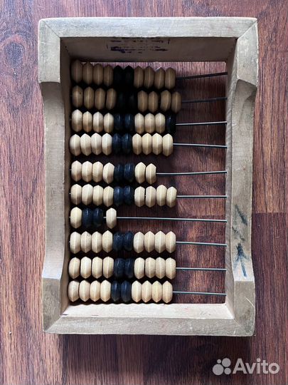 Счеты деревянные СССР винтаж