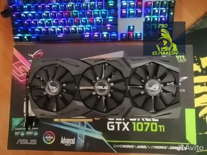 Видеокарта gtx 1070 ti 8gb