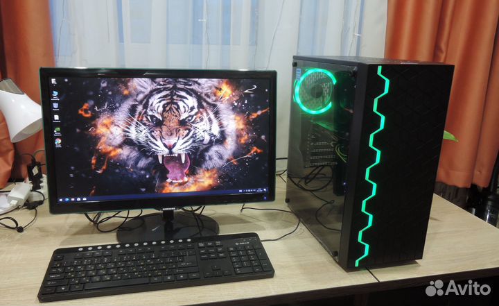 Мощный Игровой пк Core i5/16Gb/SSD+HDD/RX 570-8Gb