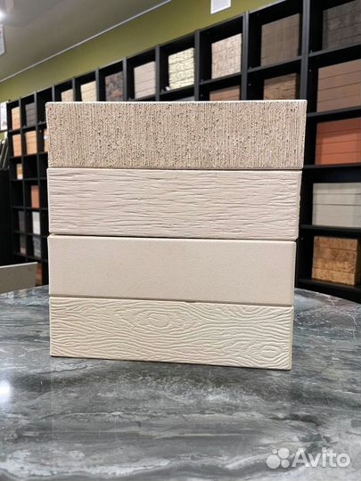 Керамический кирпич слоновая кость гладкий жкз