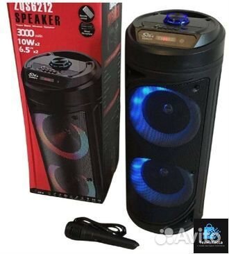 Колонка с караоке и светомузыкой