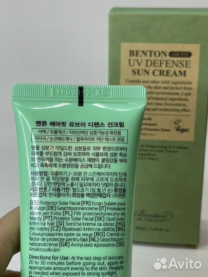Benton солнцезащитный крем Air Fit UV Defence