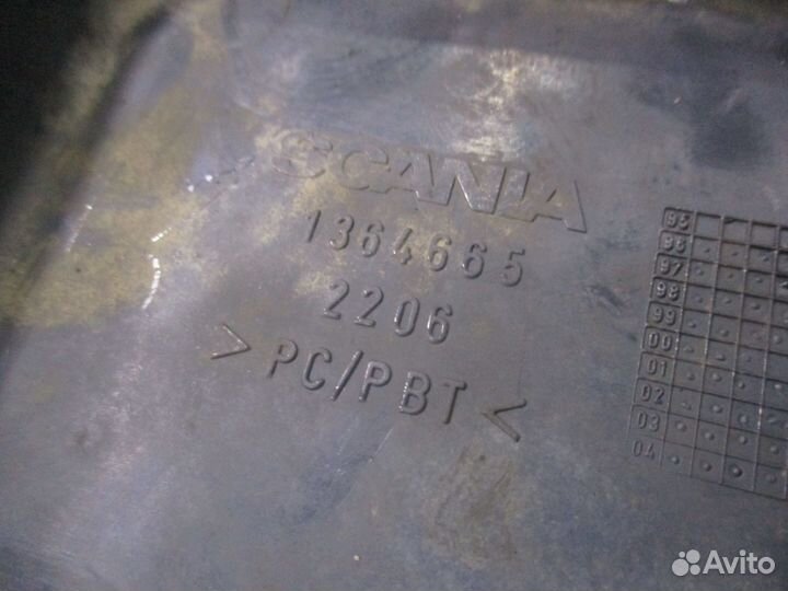 Накладка переднего левого крыла Scania 1364665