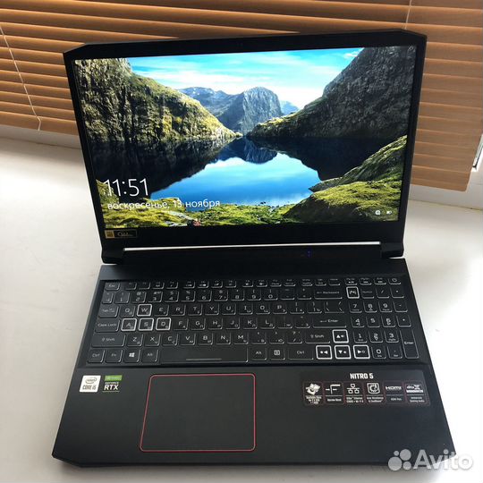 Игровой ноутбук Acer nitro 5 rtx 3060