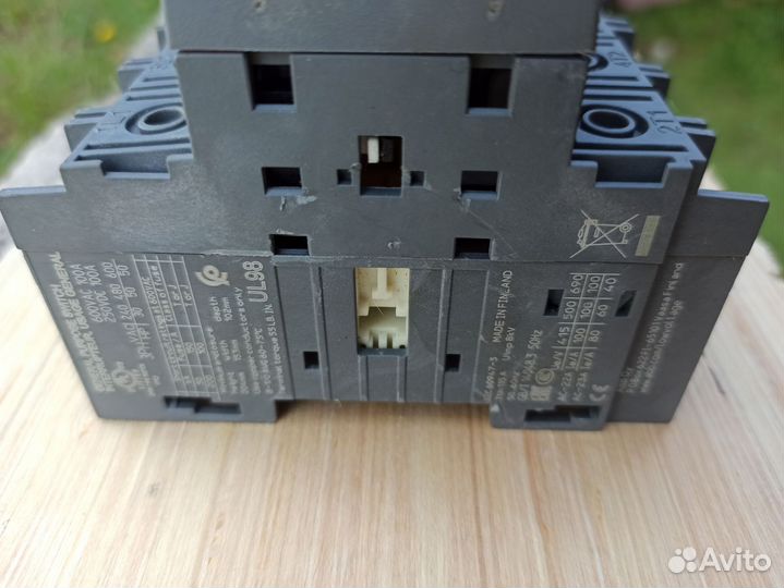 Реверсивный рубильник abb