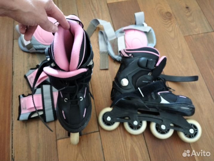 Роликовые коньки 35 38 детские