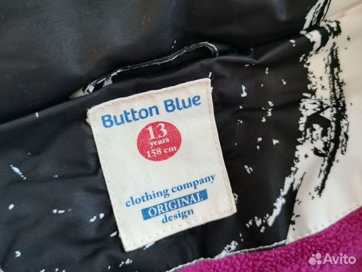 Пальто для девочки Button Blue