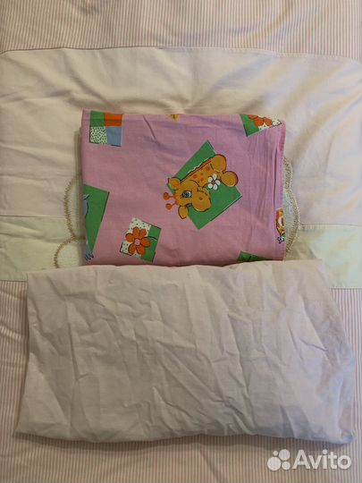 Детское одеяло, простыня, подушка и балдахин