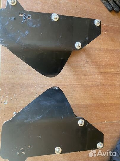 Защита радиатора на эндуро