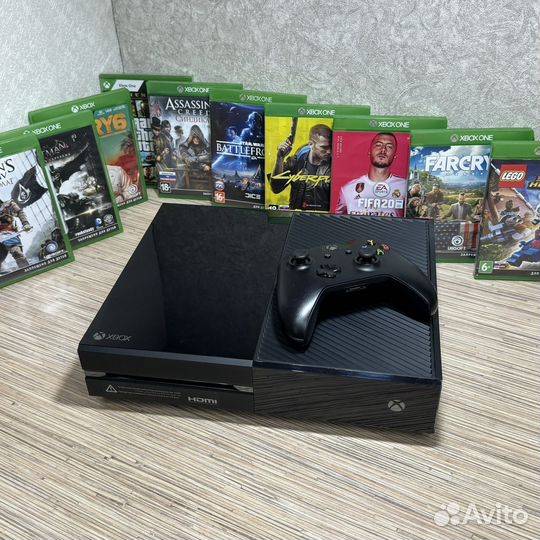 Xbox One 500Gb + 300Игр Game Pass