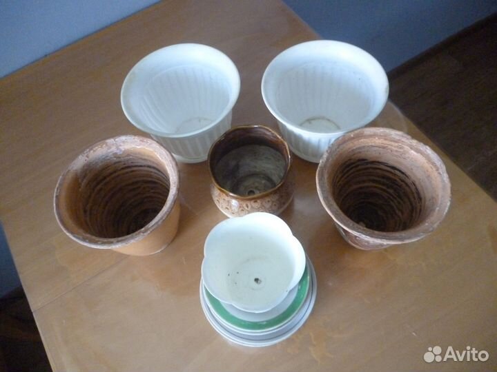 Цветочные горшки бу