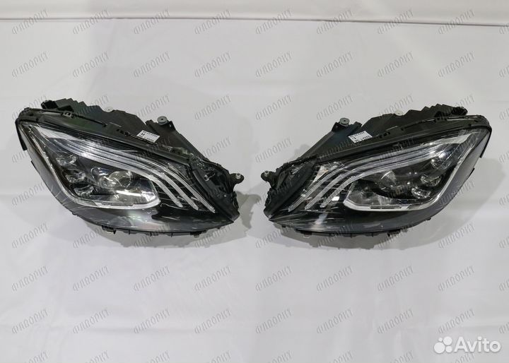 Фары рестайлинг Mercedes Benz S class w222