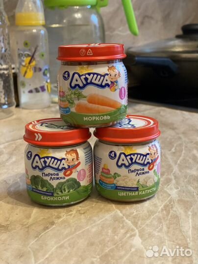 Бронь Пюре овощное Агуша