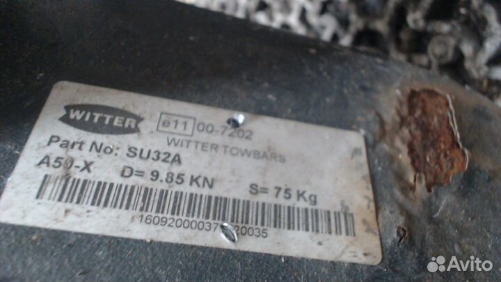 Прицепное устройство Subaru Forester (S12), 2009