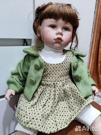 Кукла фарфоровая большая