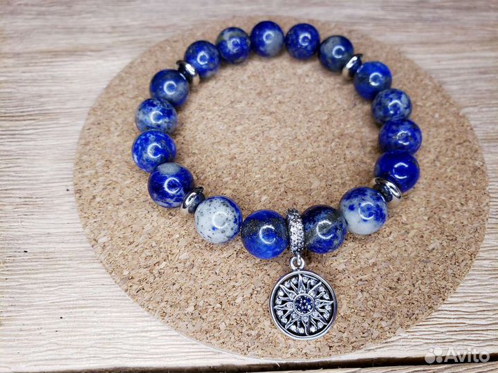 Браслет из натурального лазурита