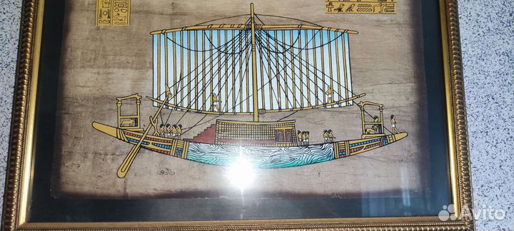 Картина из египта на папирусе