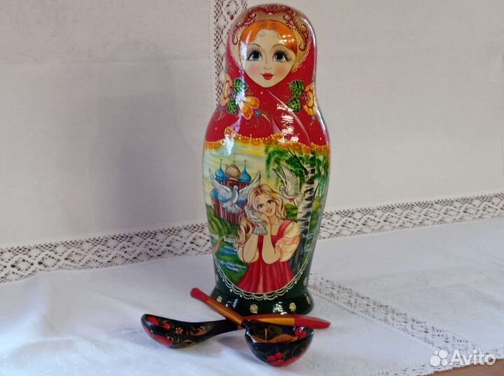 Матрешка для бутылок с вином