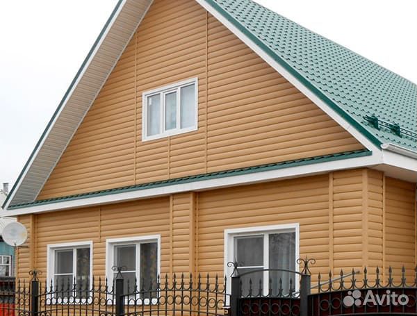 Виниловый сайдинг под брус