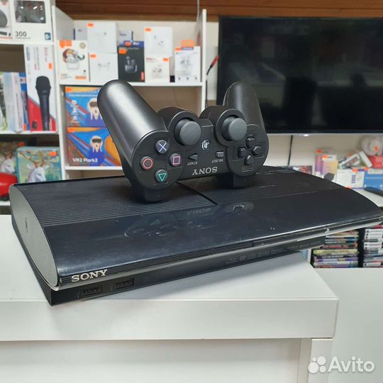 Sony PS3 Super slim 80GB + 7 игр