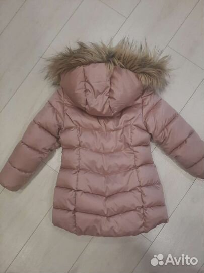 Пуховик для девочки 122 см