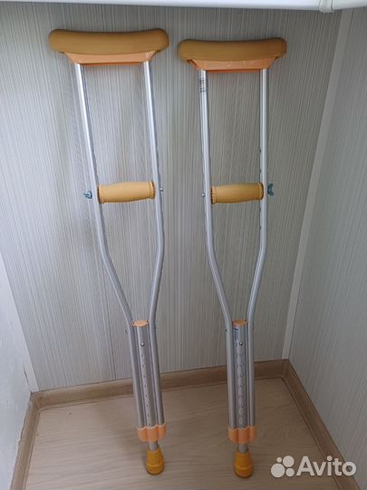 Костыли подмышечные складные взрослые