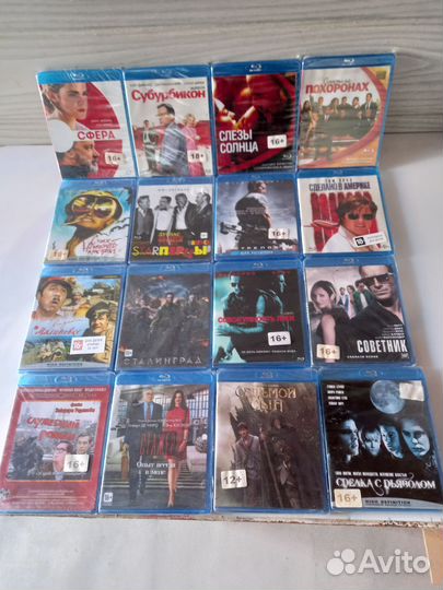 Двд диски фильмы/мультфильмы в формате Блюрей