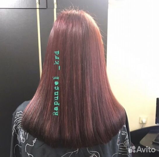 Коррекция наращённых волос