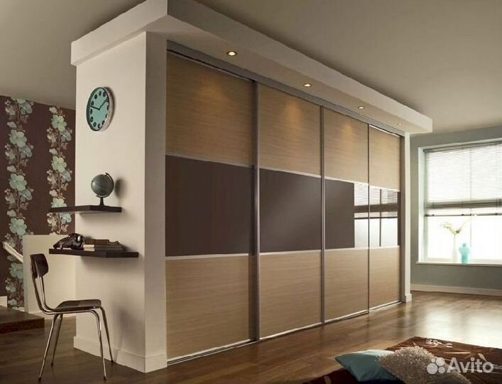 Двери купе для встроенного шкафа