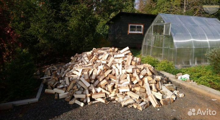 Дрова колотые в навал