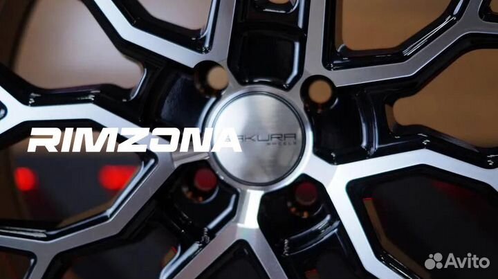 Литые диски в стиле vossen R18 5x108 ave. Примерка