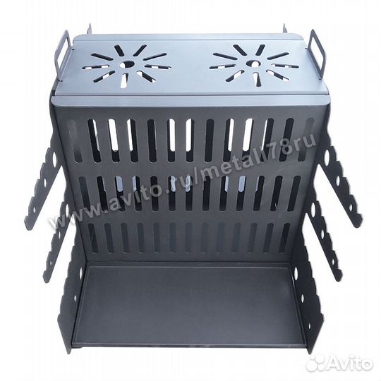 Мангал вертикальный, Мангал + гриль