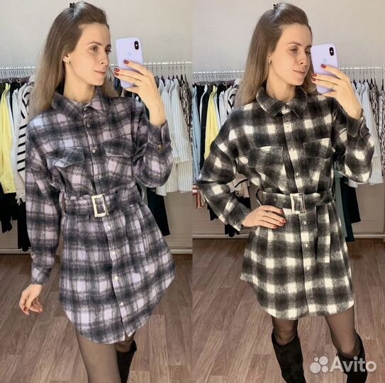 Платье-рубашка новое