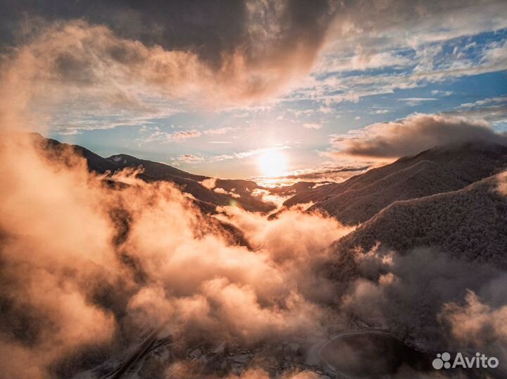 Видеосъемка Аэросъемка Красная Поляна Квадрокоптер