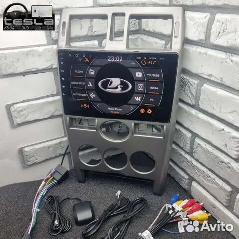 Магнитола на LADA Priora 9 дюймов android 10