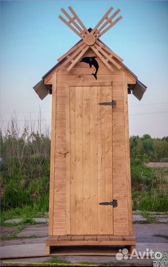 Дачный туалет с установкой