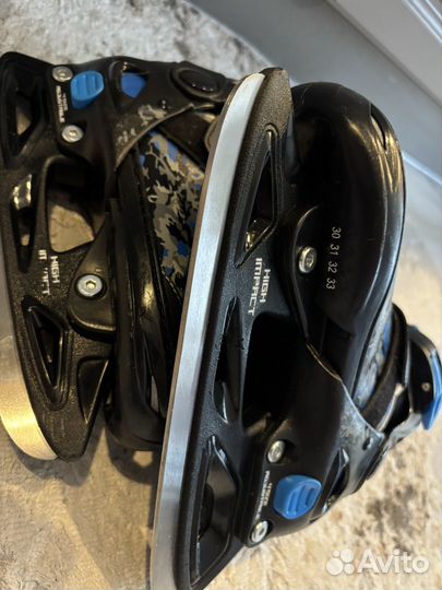 Коньки детские раздвижные 30 33